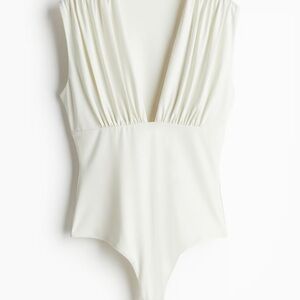 H&M Cream Women's Bodysuit